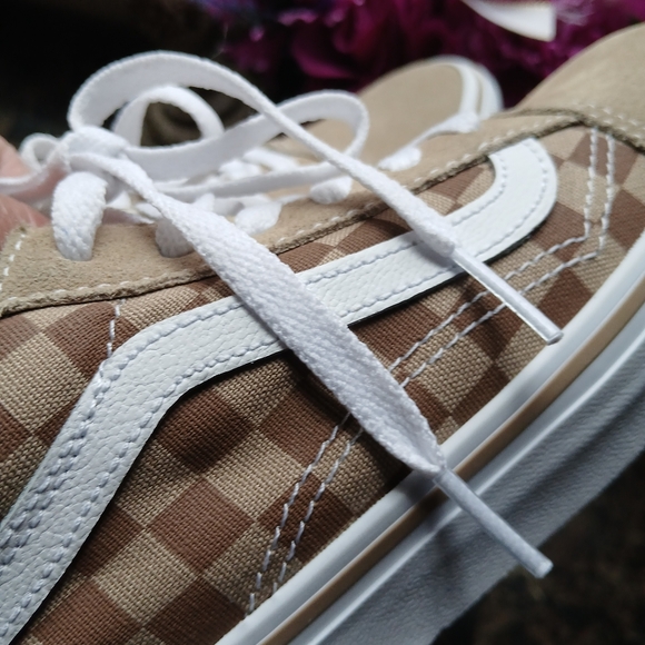 Vans Old Skool Checkerboard Skateboard/Lifestyle ShoesSize 4.5 Youth/6 Women - Picture 6 of 10